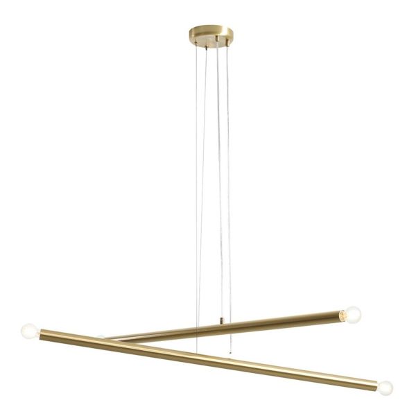 Lampa wisząca Aldex 1072L40 Tubo 4 Brass