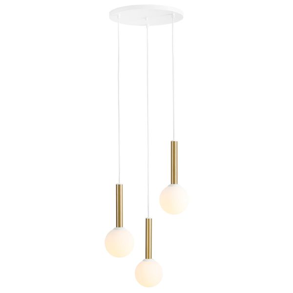 Lampa wisząca Aldex 1098E Rinn 3 White