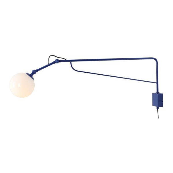 Kinkiet Aldex 1105C25_D Soho Glass Duży Cobalt