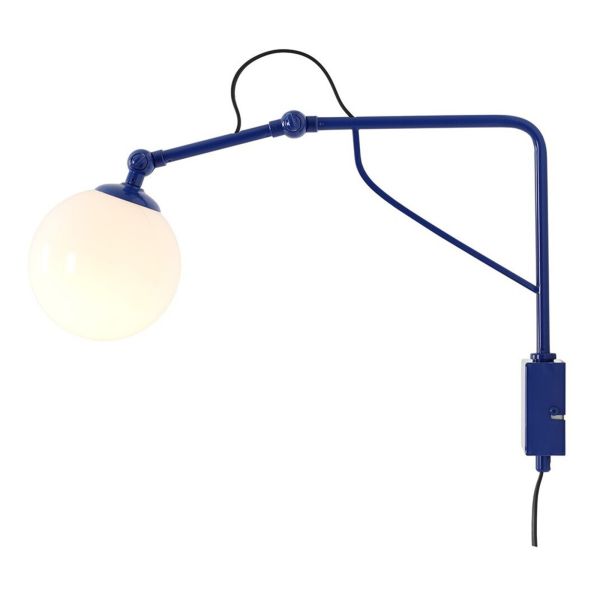 Бра Aldex 1105C25_M Soho Glass Mały Cobalt