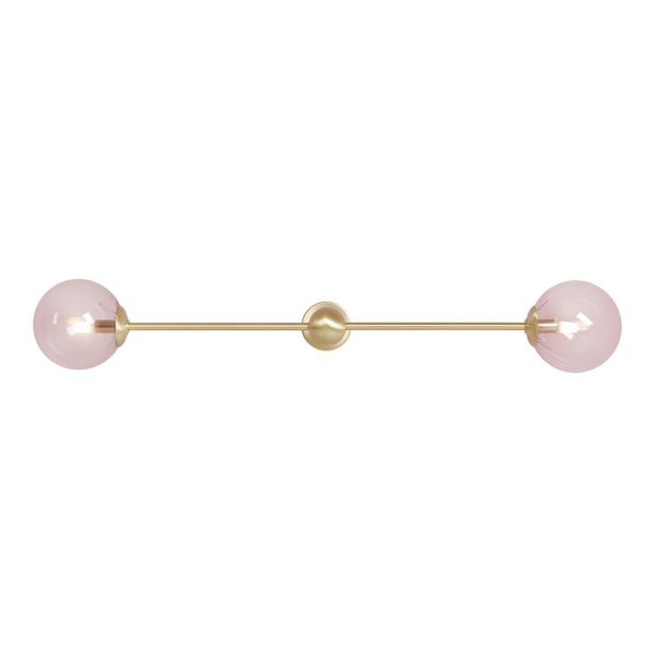 Бра Aldex 1112D40_L Pink Pearl L 2 Brass