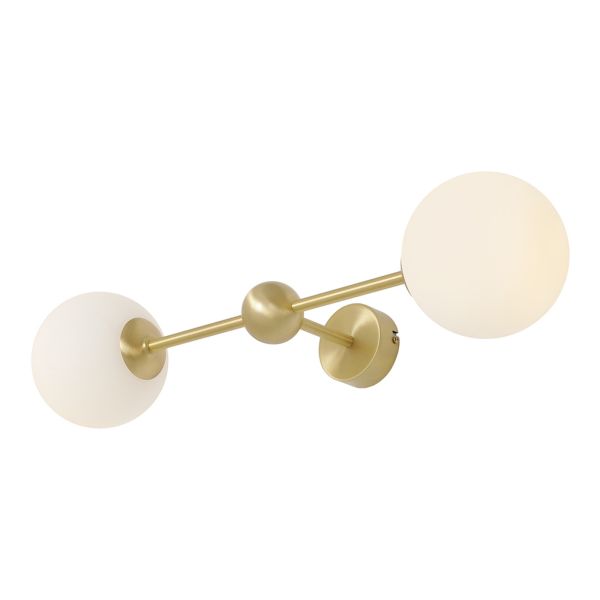 Kinkiet Aldex 1113D40 White Pearl 2 Brass