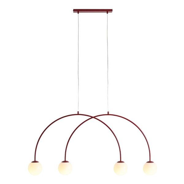 Żyrandol Aldex 1116L15_S Una 4 Red Wine S