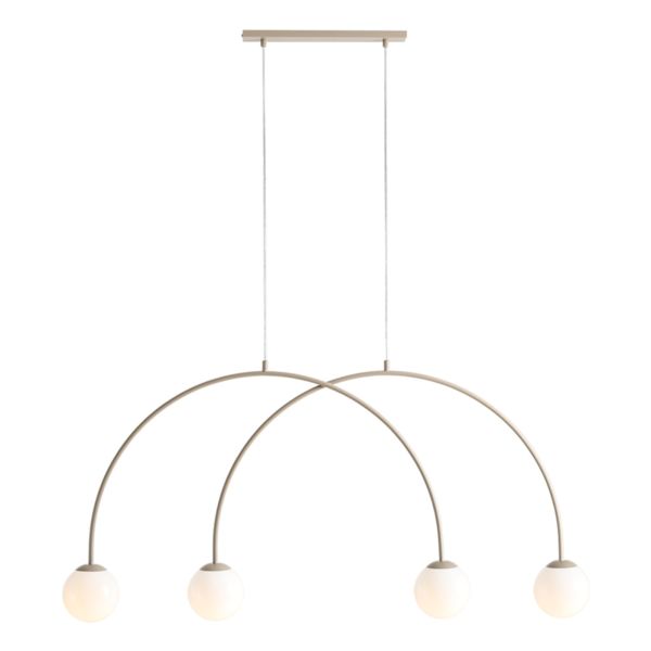 Lampa wisząca Aldex 1116L17_S Una 4 Beige S