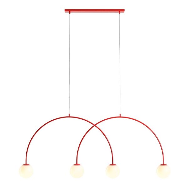 Lampa wisząca Aldex 1116L19_L Una 4 Red Chilli L