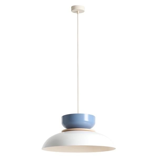 Lampa wisząca Aldex 1152G2_16_J Aldo Light White Gloss + Dusty Blue (47+ 23+ Wood)