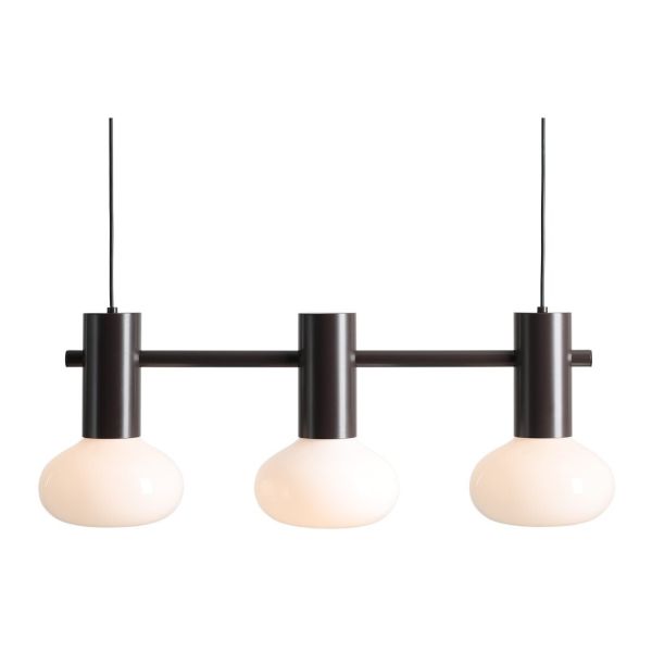 Підвісний світильник Aldex 7000E28_S Flo 3 Mokka S Opal Glass