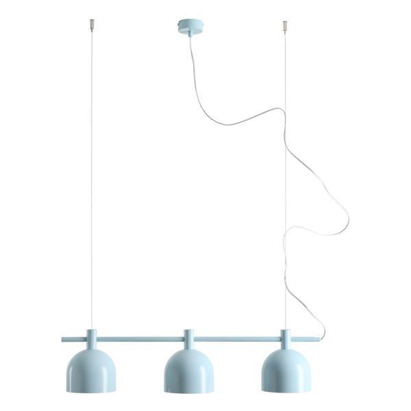 Lampa wisząca Aldex 976E_29 Beryl 3 Baby Blue