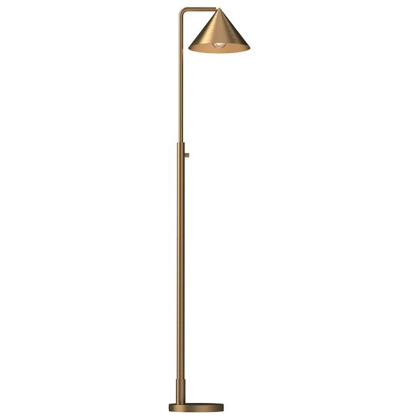 Lampa podłogowa Alora Mood ALM-REMYCK-FL-GD Remyck 1 lt Brushed Gold