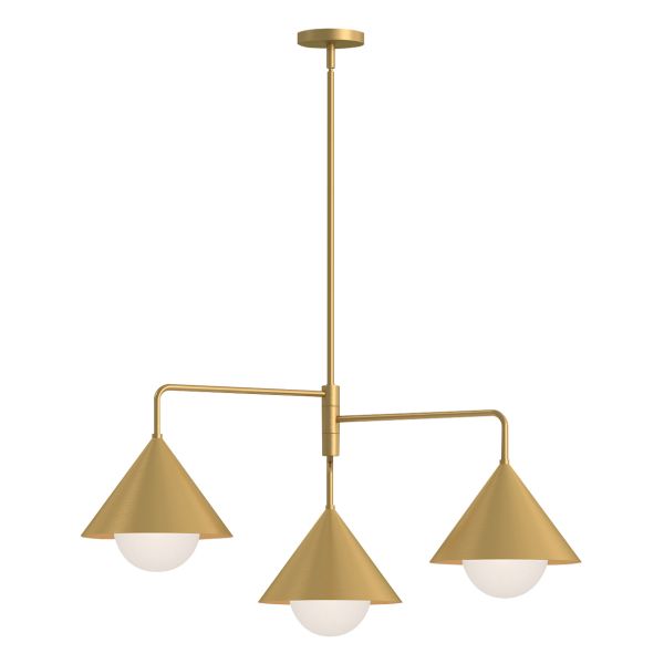 Żyrandol Alora Mood ALM-REMYCK3-GD Remyck 1 lt Floor Brushed Gold
