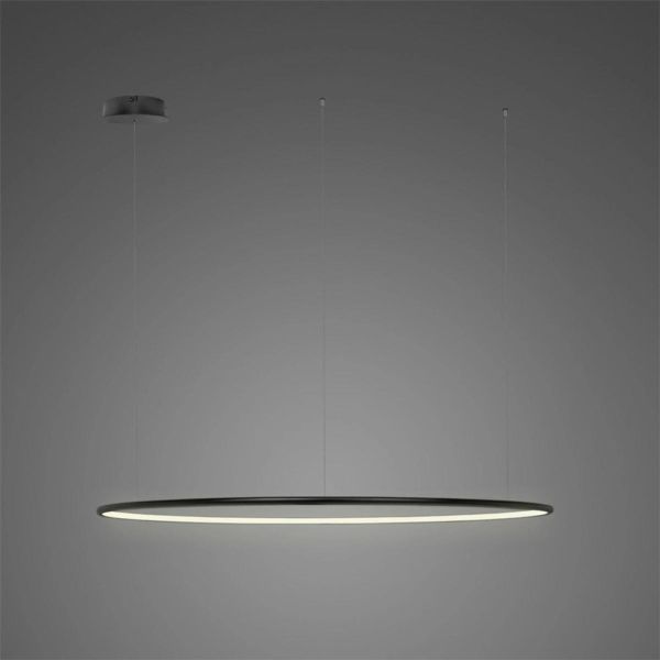 Lampa wisząca Altavola Design LA073/CO_100_in_3k_black LED Circles No.1 CO Black