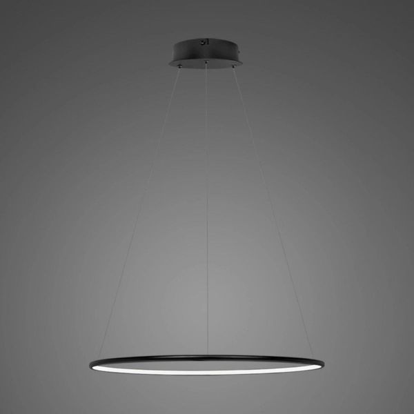 Lampa wisząca Altavola Design LA073/P_40_in_3k_21W_black LED Circles No.1 Black