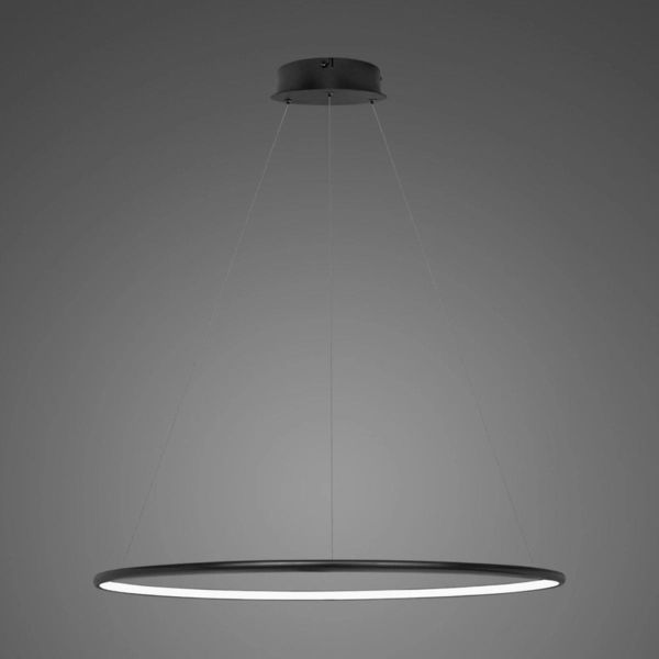 Lampa wisząca Altavola Design LA073/P_80_in_4k_black LED Circles No.1 Black