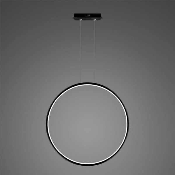 Lampa wisząca Altavola Design LA073/X_100_in_3k_black LED Circles No.1 X Black
