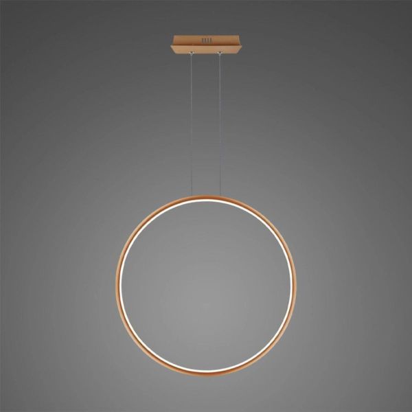 Lampa wisząca Altavola Design LA073/X_80_in_3k_copper LED Circles No.1 X Copper