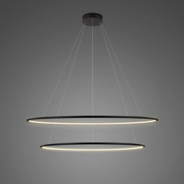 Żyrandol Altavola Design LA074/P_100_in_3k_black_dimm LED Circles No.2 Black