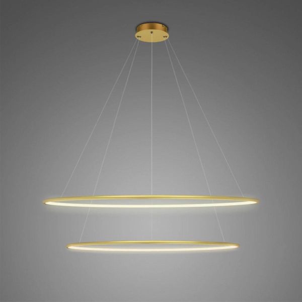 Żyrandol Altavola Design LA074/P_100_in_3k_gold LED Circles No.2 Gold