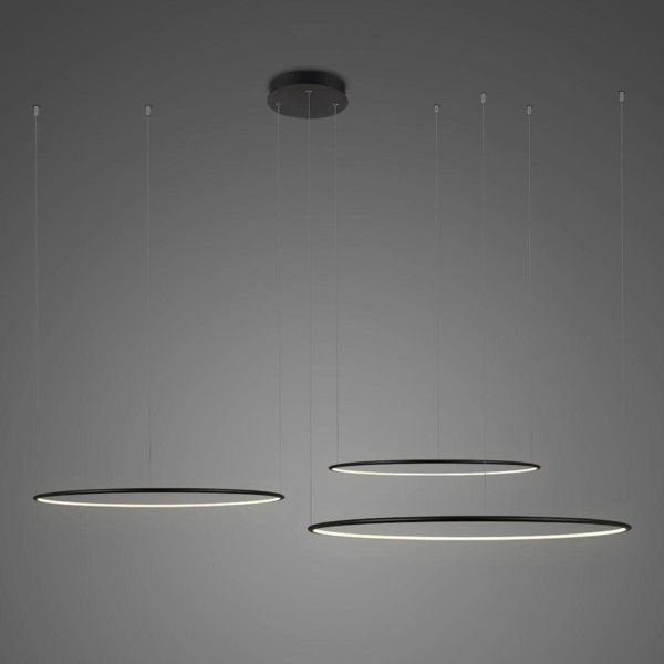 Люстра Altavola Design LA075/CO3_100_in_3k_black LED Circles No.3 CO3 Black