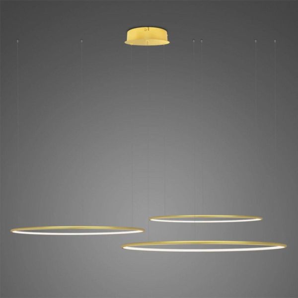 Люстра Altavola Design LA075/CO3_120_in_4k_gold_dimm LED Circles No.3 CO3 Gold