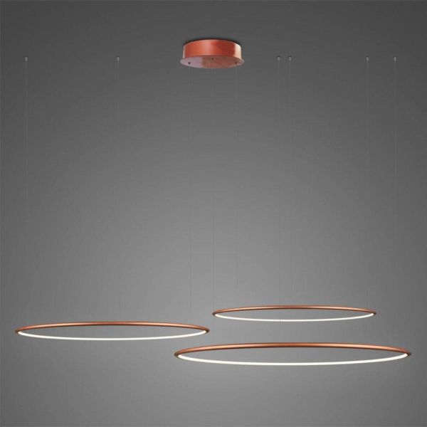 Люстра Altavola Design LA075/CO3_80_in_3k_copper_dimm LED Circles No.3 CO3 Copper