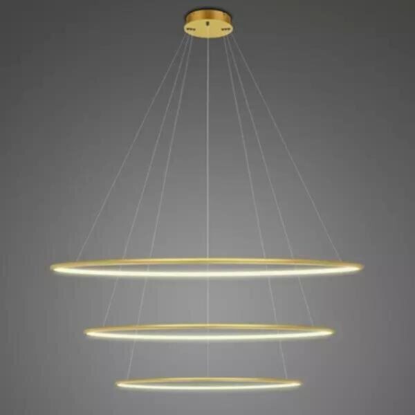 Żyrandol Altavola Design LA075/P_100_in_3k_gold LED Circles No.3 Gold