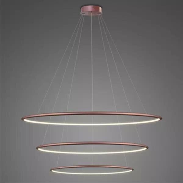 Żyrandol Altavola Design LA075/P_100_in_3k_rose_gold LED Circles No.3 Rose Gold