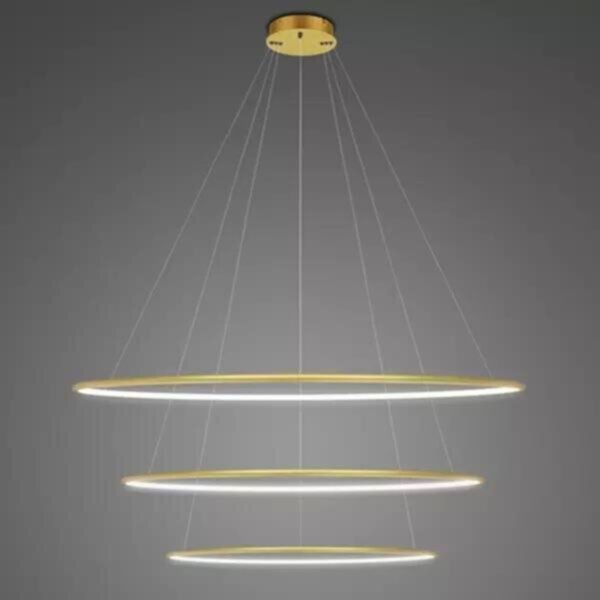 Żyrandol Altavola Design LA075/P_100_in_4k_gold LED Circles No.3 Gold