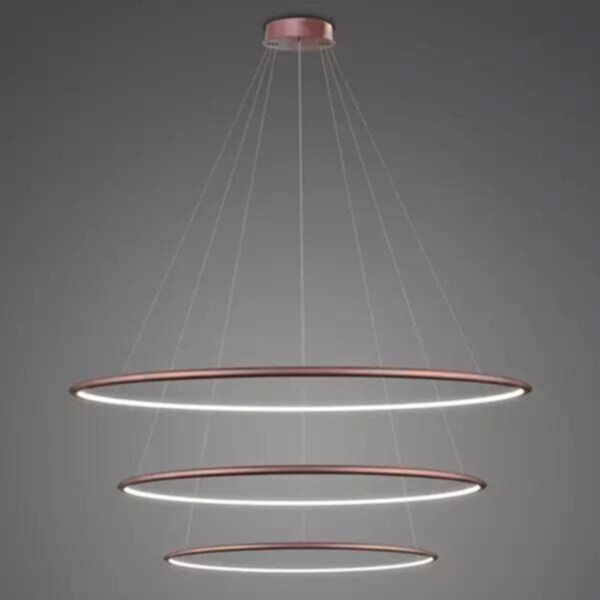 Żyrandol Altavola Design LA075/P_100_in_4k_rose_gold LED Circles No.3 Rose Gold