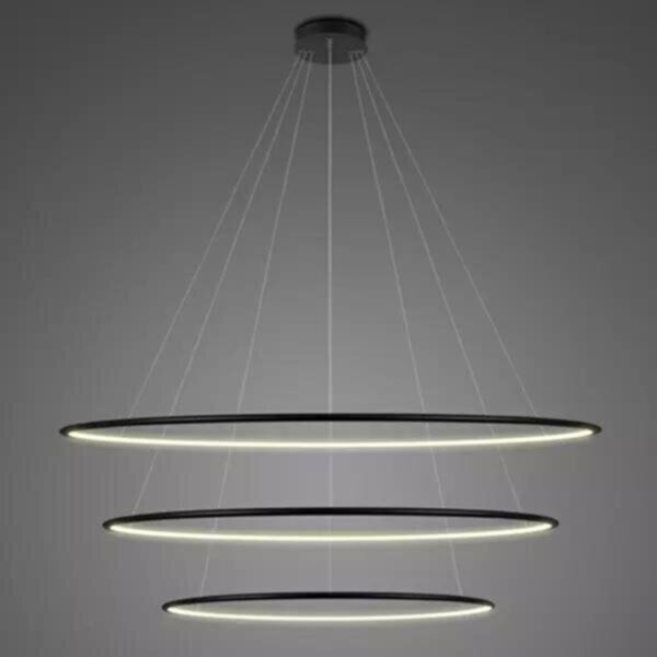 Люстра Altavola Design LA075/P_120_in_3k_black LED Circles No.3 Black
