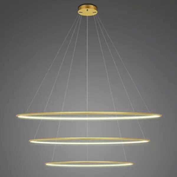 Żyrandol Altavola Design LA075/P_120_in_3k_gold_dimm LED Circles No.3 Gold