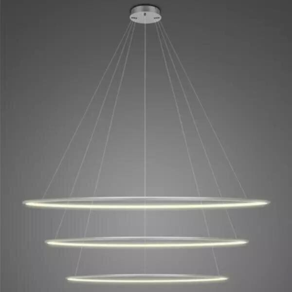 Żyrandol Altavola Design LA075/P_150_in_3k_silver LED Circles No.3 Silver