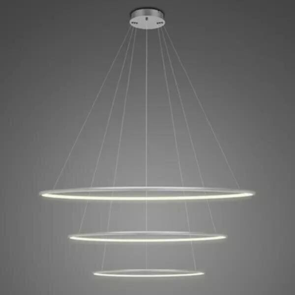 Żyrandol Altavola Design LA075/P_80_in_3k_silver_dimm LED Circles No.3 Silver