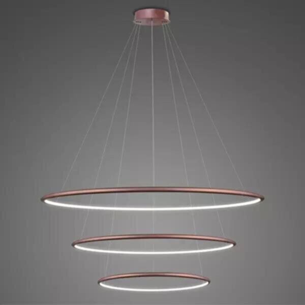 Żyrandol Altavola Design LA075/P_80_in_4k_rose_gold LED Circles No.3 Rose Gold