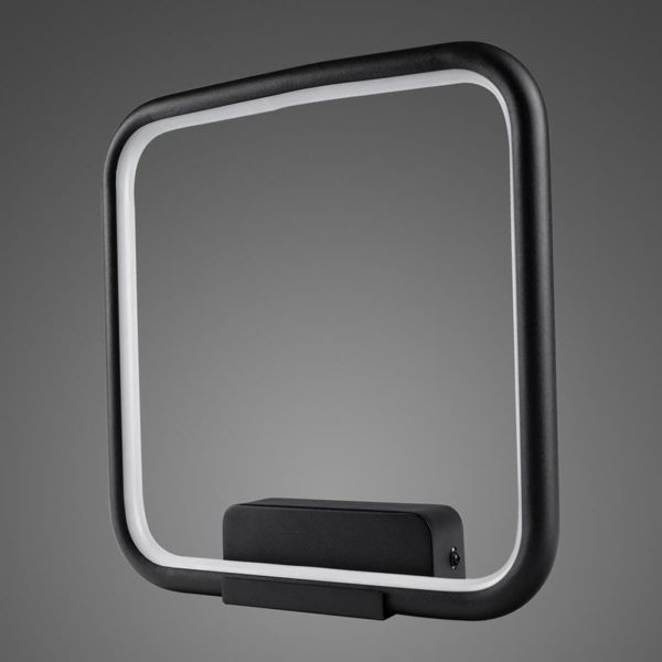 Kinkiet Altavola Design LA079/W_in_3k_black LED Squares W In 3K Black