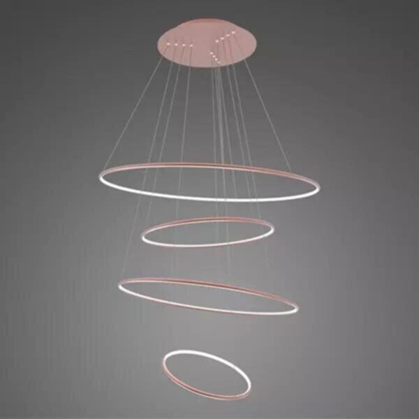 Żyrandol Altavola Design LA084/P_100_in_3k_rose_gold LED Circles No.4 Rose Gold