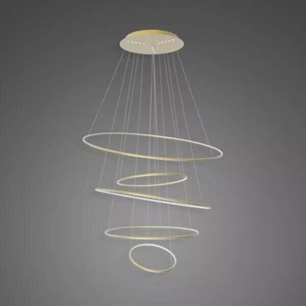 Żyrandol Altavola Design LA085/P_120_in_4k_gold_dimm LED Circles No.5 Gold
