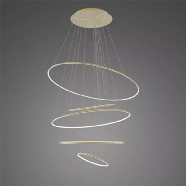 Люстра Altavola Design LA085/P_150_in_3k_gold_dimm LED Circles No.5 Gold