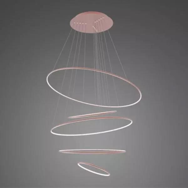 Żyrandol Altavola Design LA085/P_150_in_3k_rose_gold_dimm LED Circles No.5 Rose Gold