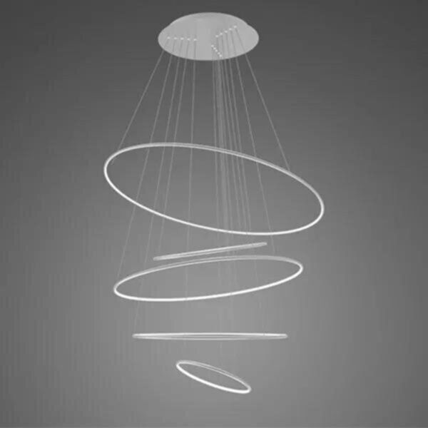 Żyrandol Altavola Design LA085/P_150_in_4k_silver_dimm LED Circles No.5 Silver