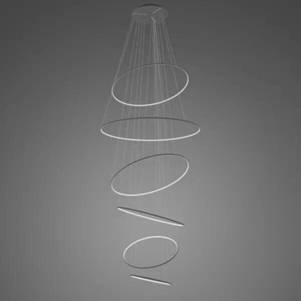 Żyrandol Altavola Design LA086/P_150_in_4k_black LED Circles No.6 Black