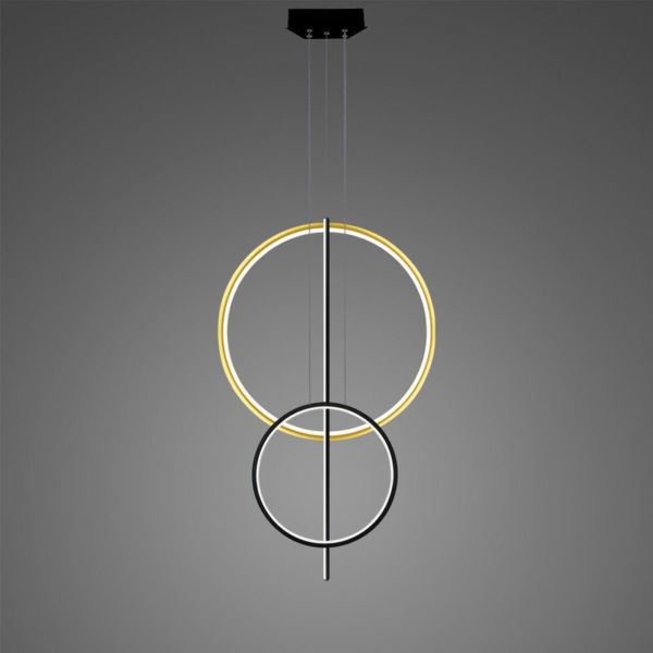 Lampa wisząca Altavola Design LA087/2P_60_40_100_3k_black_gold Linea No.5 2P-60-40-100 3K Black Gold
