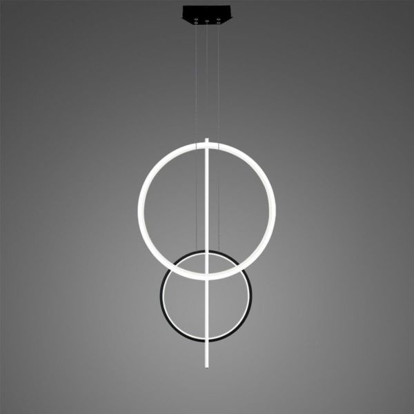 Lampa wisząca Altavola Design LA087/2P_60_40_100_3k_black_white Linea No.5 2P-60-40-100 3K Black White