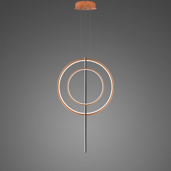 Lampa wisząca Altavola Design LA087/2P_60_40_100_3k_copper_black Linea No.5 2P-60-40-100 3K Copper Black