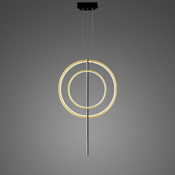 Lampa wisząca Altavola Design LA087/2P_60_40_100_3k_gold_black Linea No.5 2P-60-40-100 3K Gold Black