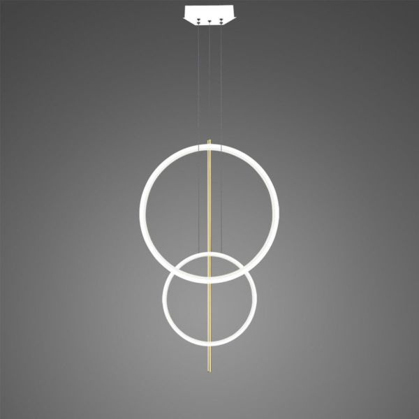Lampa wisząca Altavola Design LA087/2P_60_40_100_3k_white_gold_dimm Linea No.5 2P-60-40-100 3K White Gold
