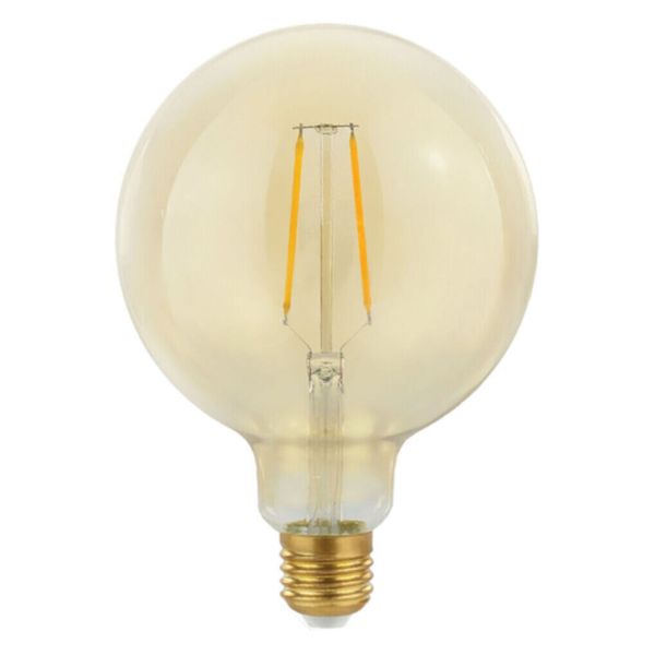 Żarówka ledowa Antigo 1968 moc 4.9W. Rozmiar — G125 z gwintem E27, temperatura barwowa — 2200K