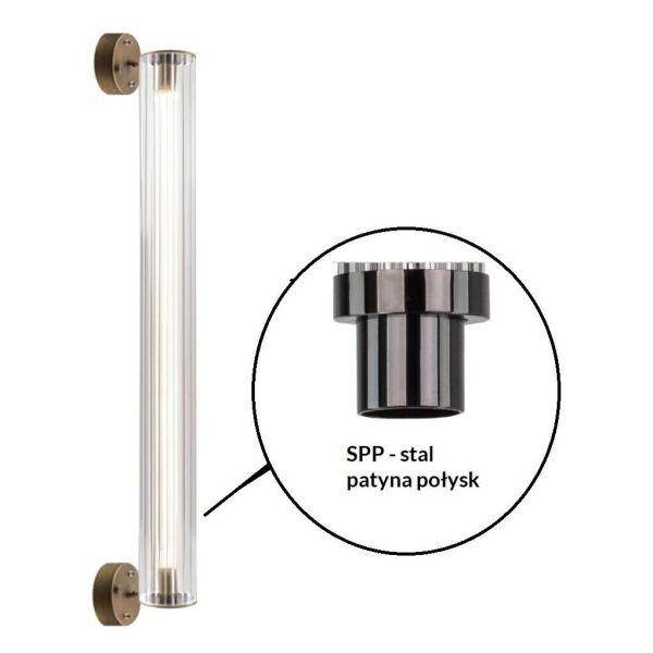 Kinkiet Antigo 4051- SPP Merezi K - stal patyna połysk - 3K