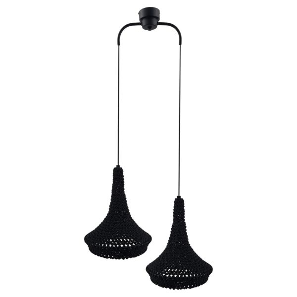 Lampa wisząca Antigo 5173 Mahaka 2 Czarny
