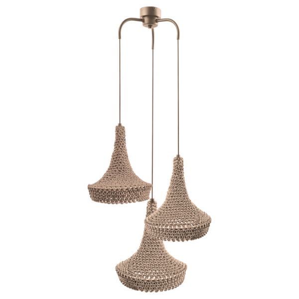 Підвісний світильник Antigo 5180 Mahaka 3 Beżowa