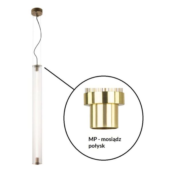 Lampa wisząca Antigo 5216- MP Merezi 1 - mosiądz połysk - 3K